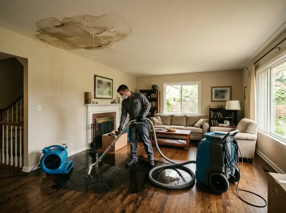 attic-pipe-burst-ceiling-drip-008 — frequently asked questions, Water Damage Restoration & Carpet Care in Norton, OH